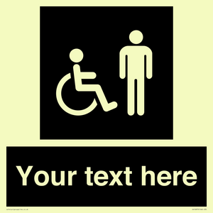 Custom information: black panel disabled and male